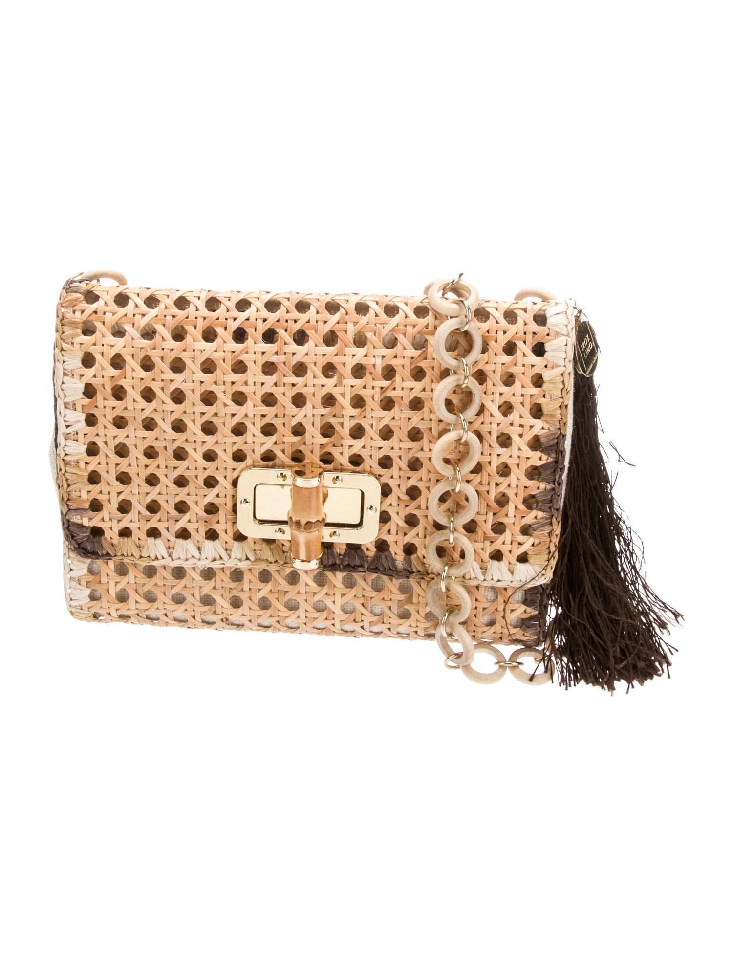 Rosantica Rattan Shoulder Bag