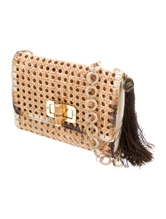 Rosantica Rattan Shoulder Bag