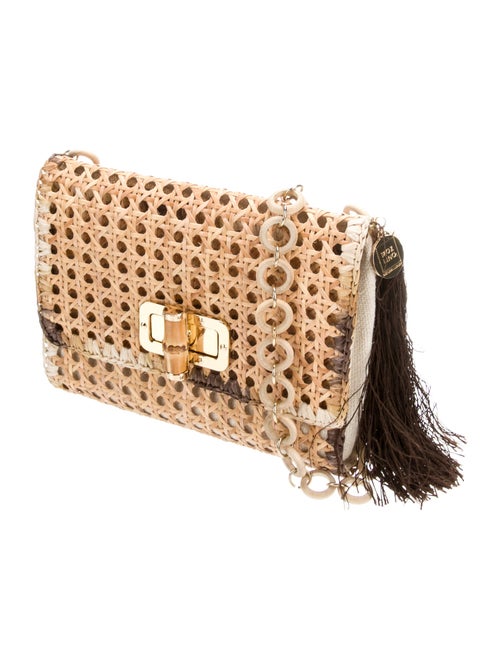 Rosantica Rattan Shoulder Bag