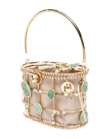 Rosantica Metal Evening Bag