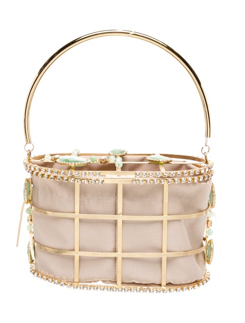 Rosantica Metal Evening Bag