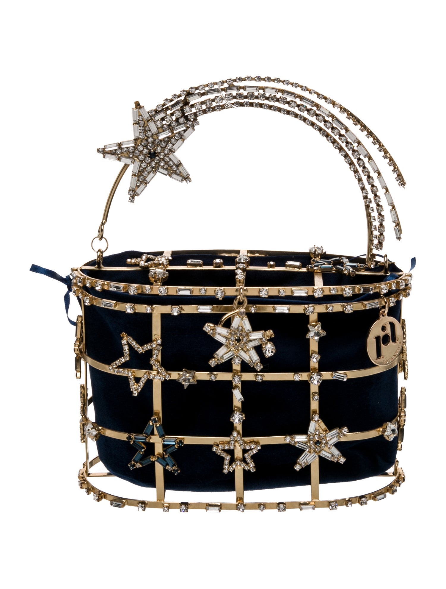 Rosantica Velvet Top Handle Bag