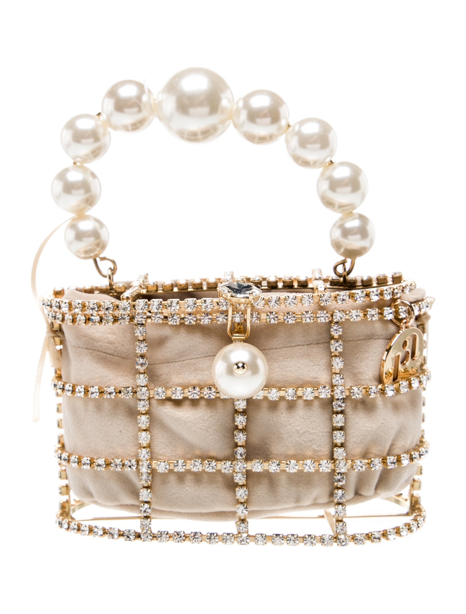 Rosantica Faux Pearl Minaudière