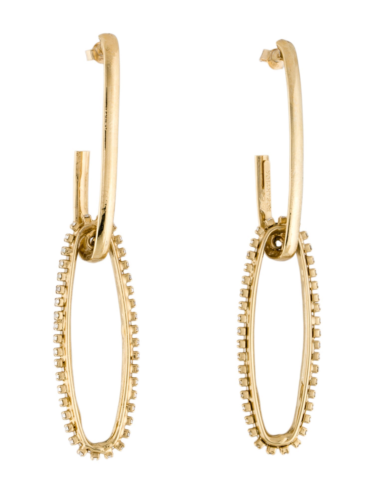 Rosantica Crystal Drop Earrings