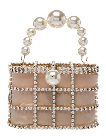 Pre-owned Rosantica Metal Clutch In Gold