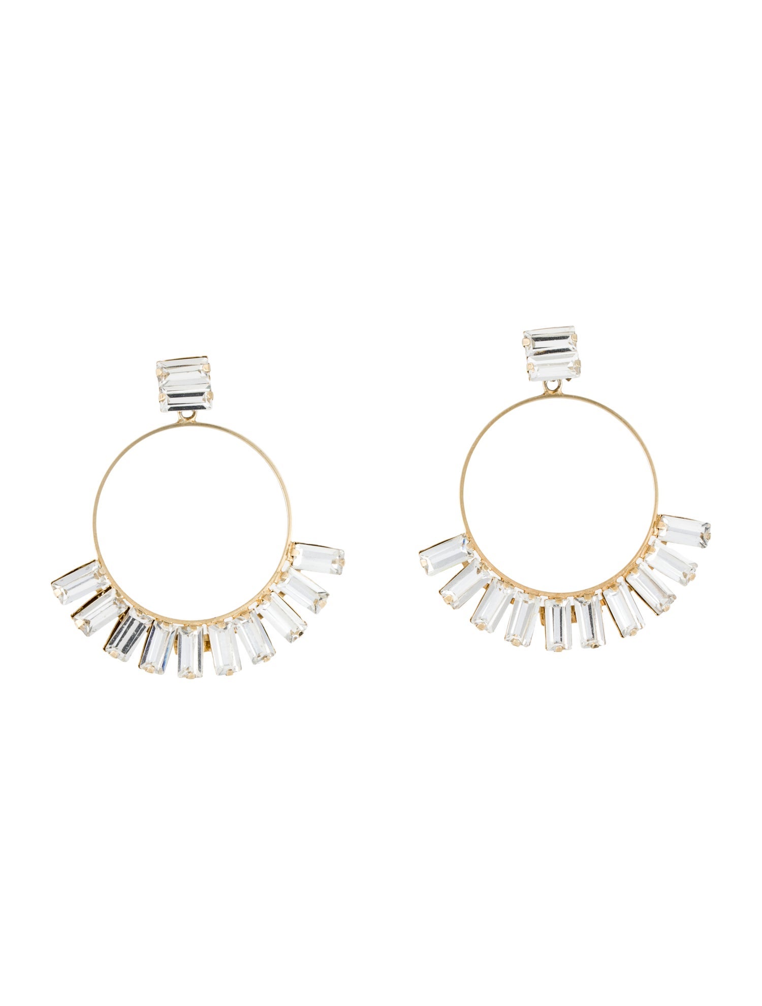 Rosantica Crystal Hoop Earrings
