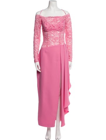 Rasario Dresses Square Neckline Long Dress Us6, Fr38 | M