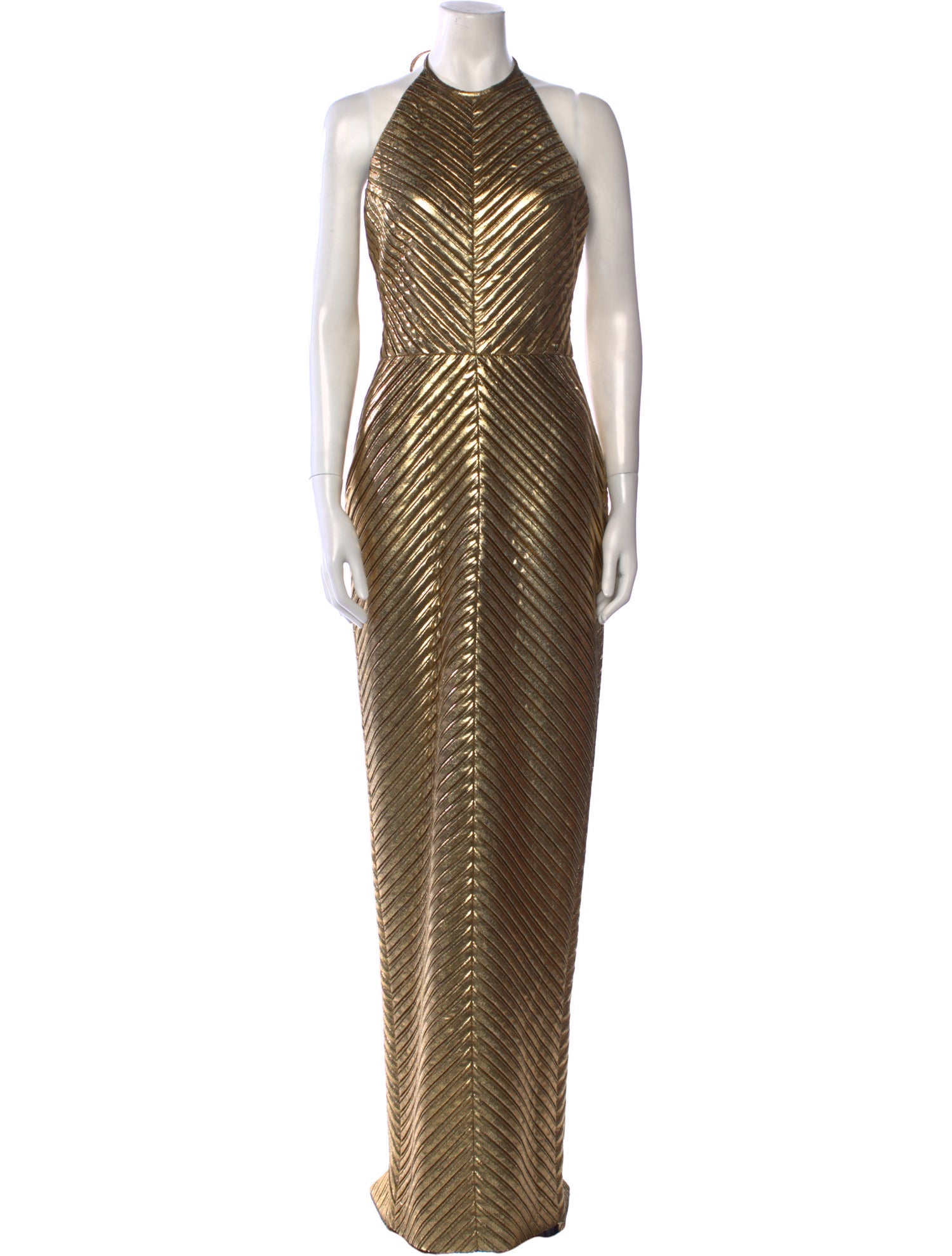 Rasario Striped Long Dress