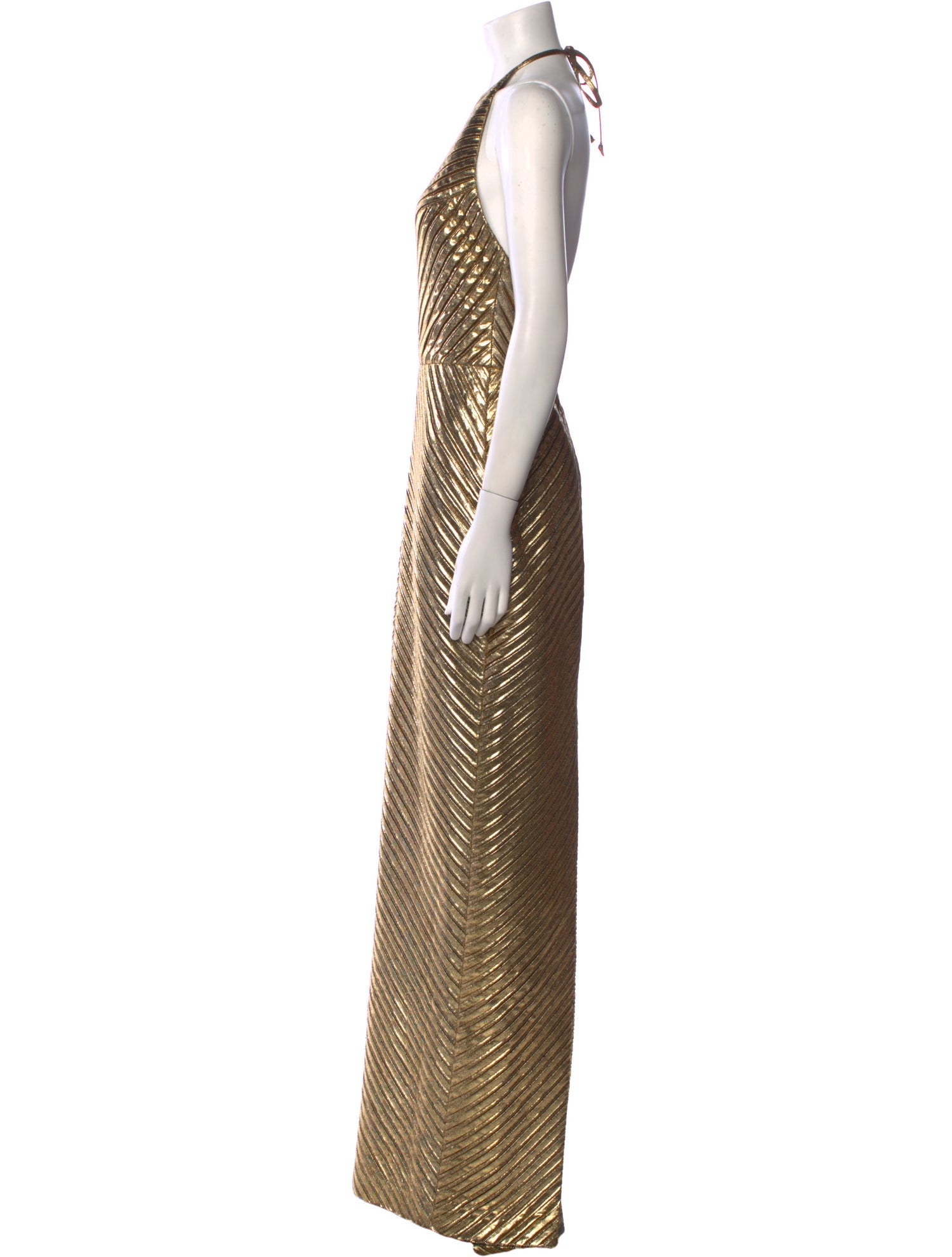 Rasario Striped Long Dress