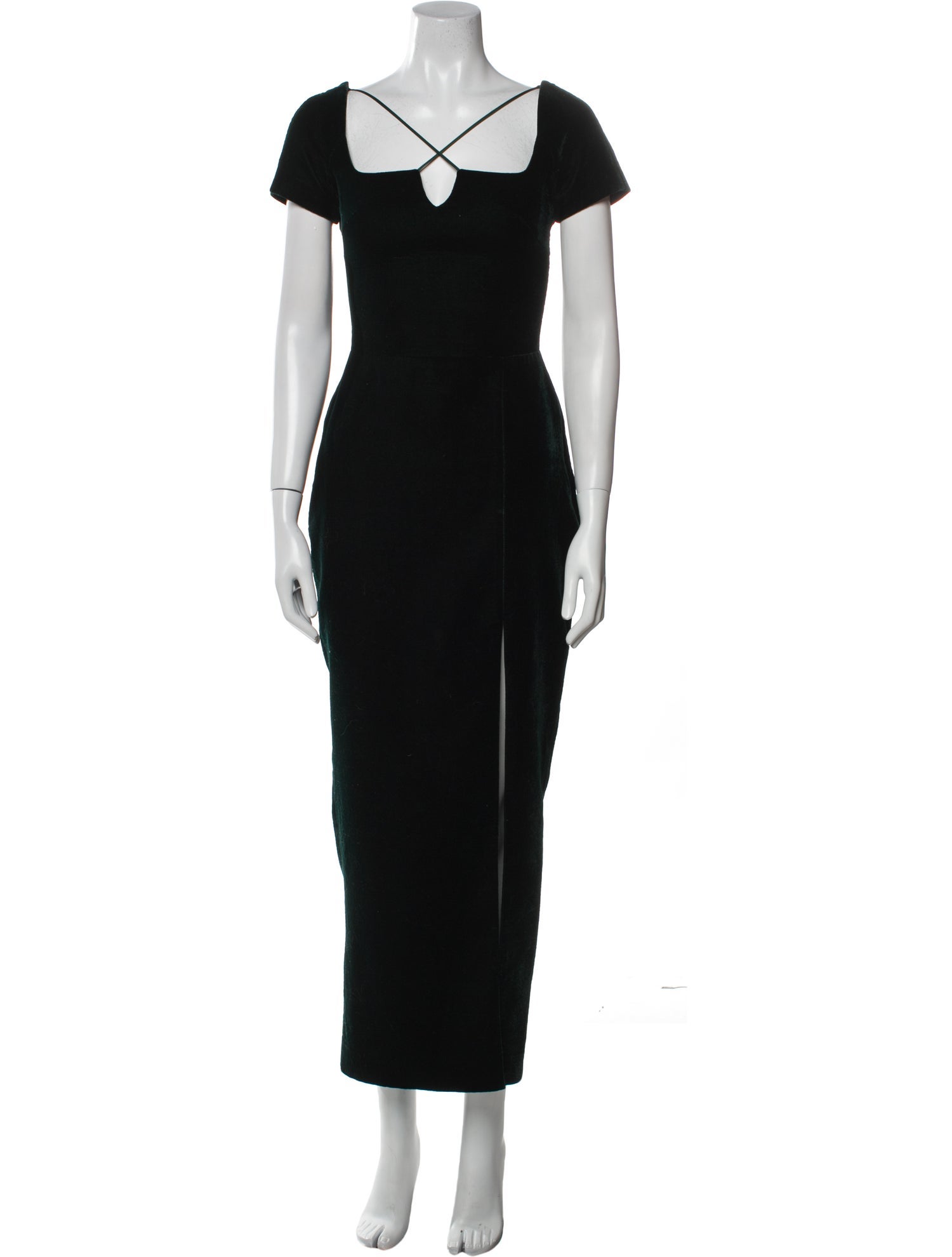 Rasario Square Neckline Long Dress