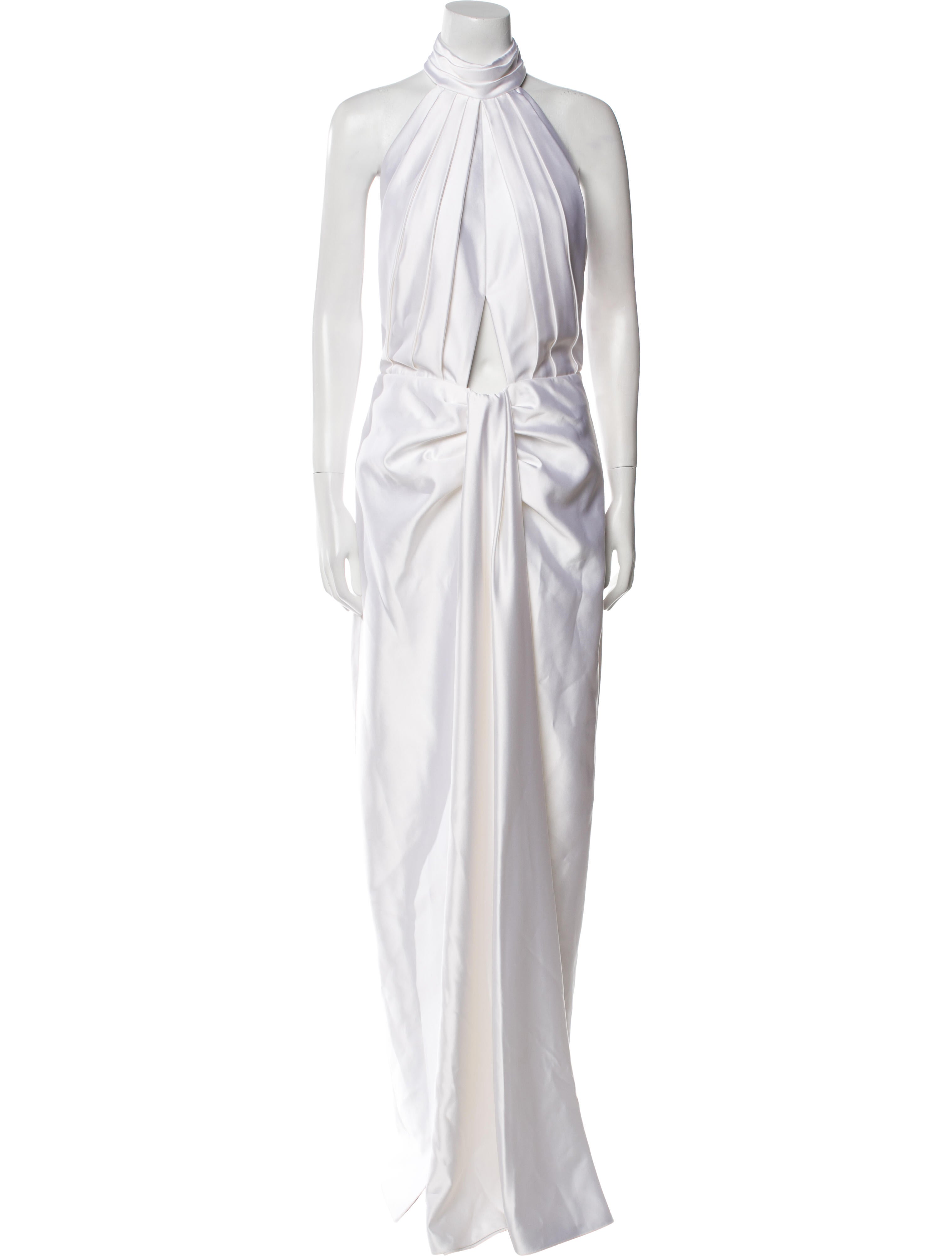 Rasario Satin Long Dress