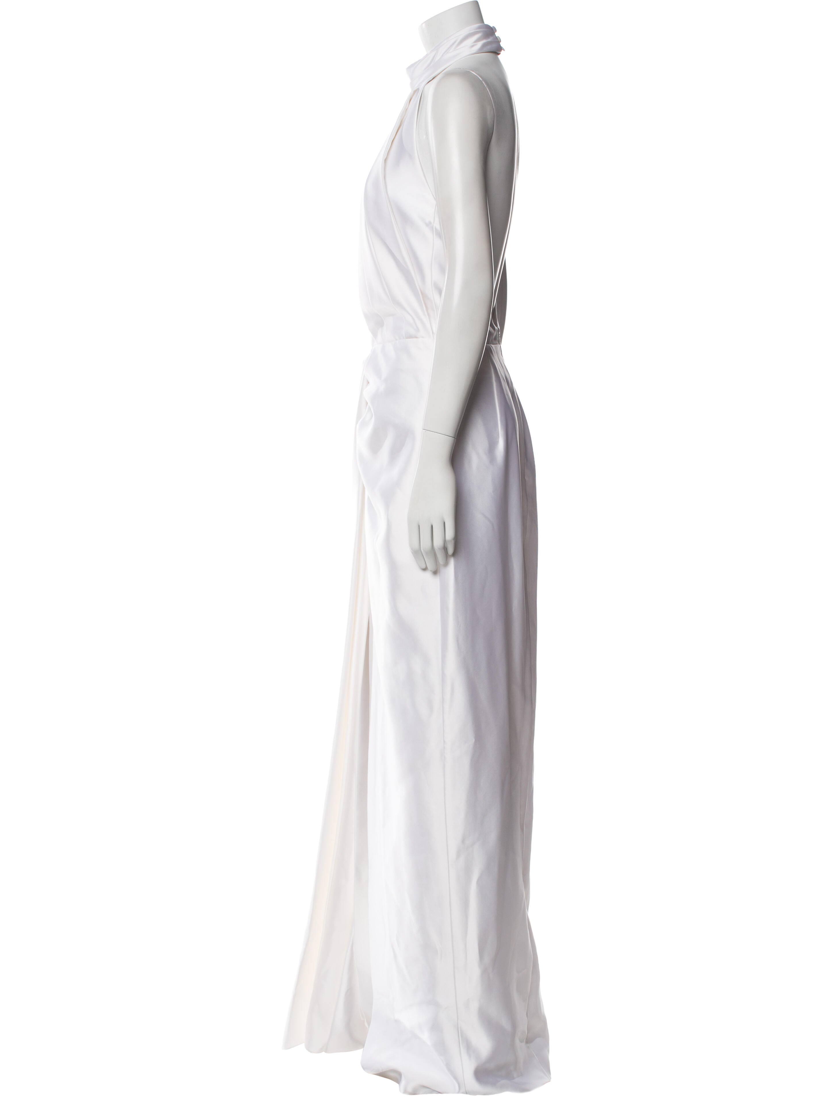 Rasario Satin Long Dress