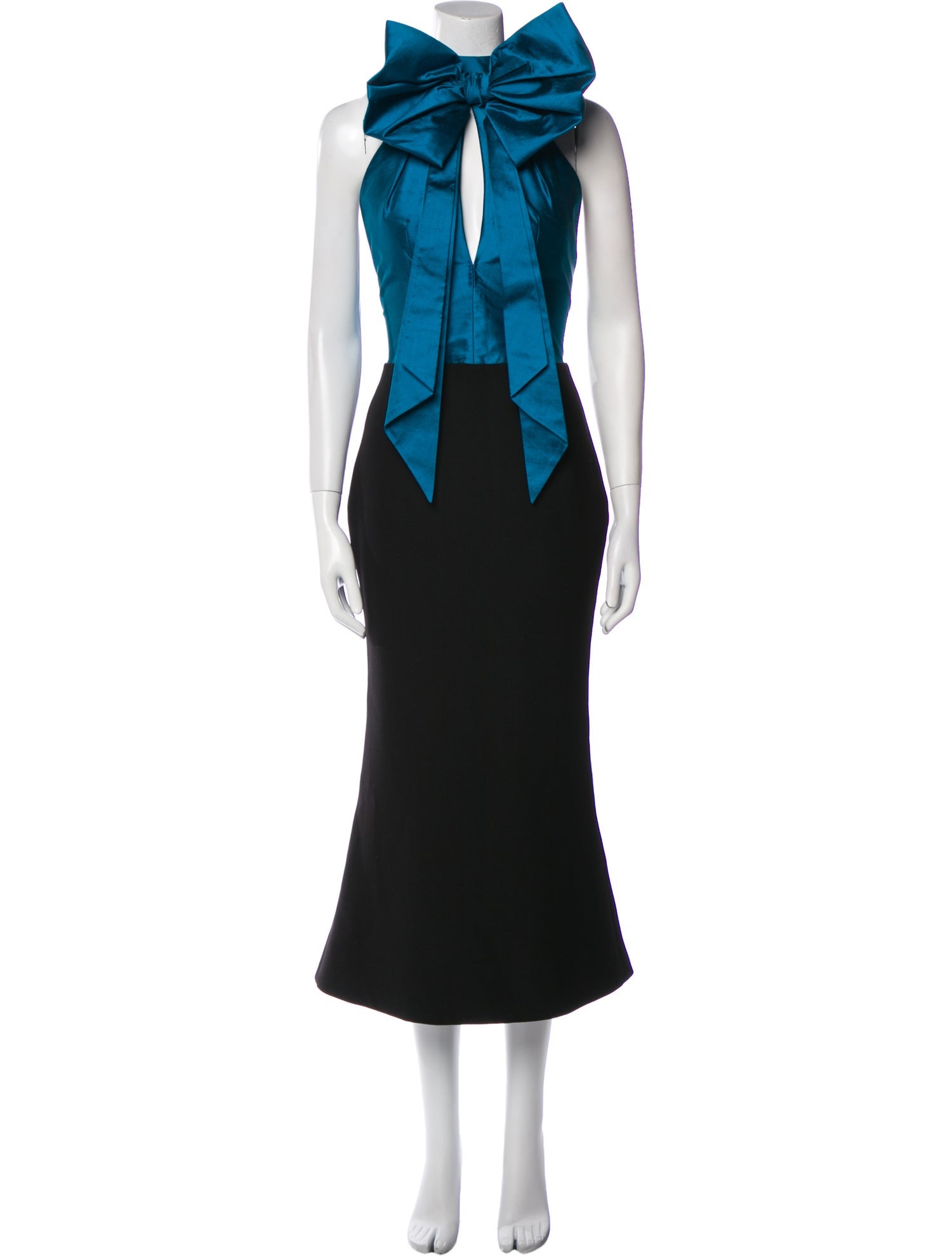 Rasario Halterneck Long Dress