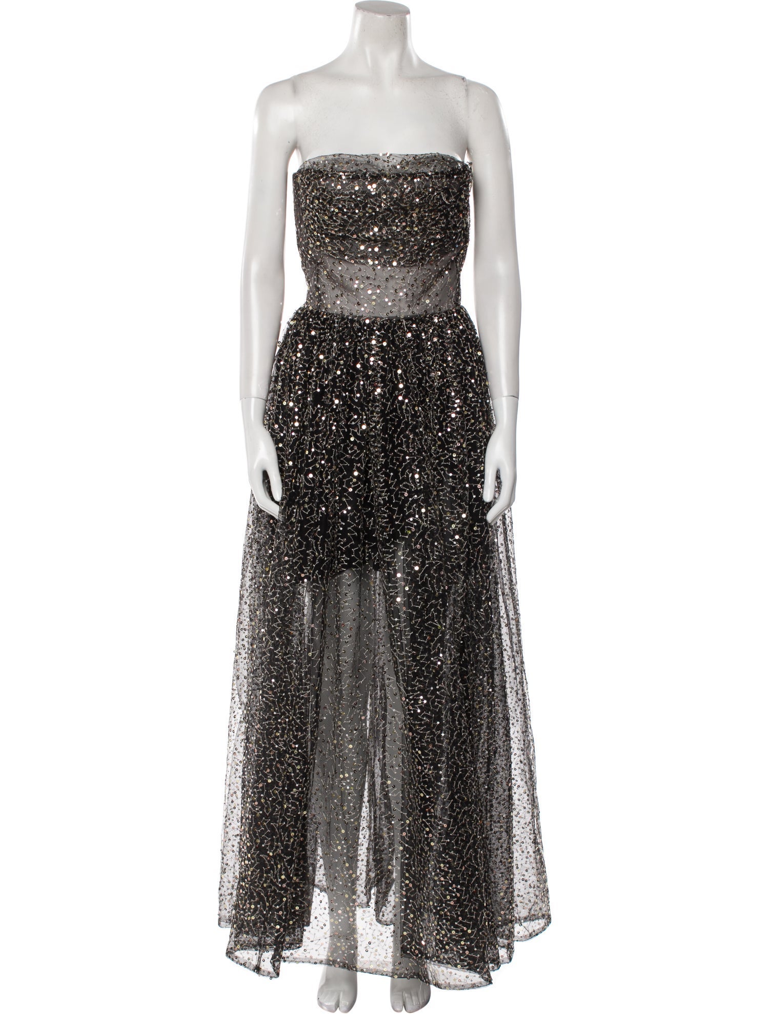 Rasario Strapless Long Dress