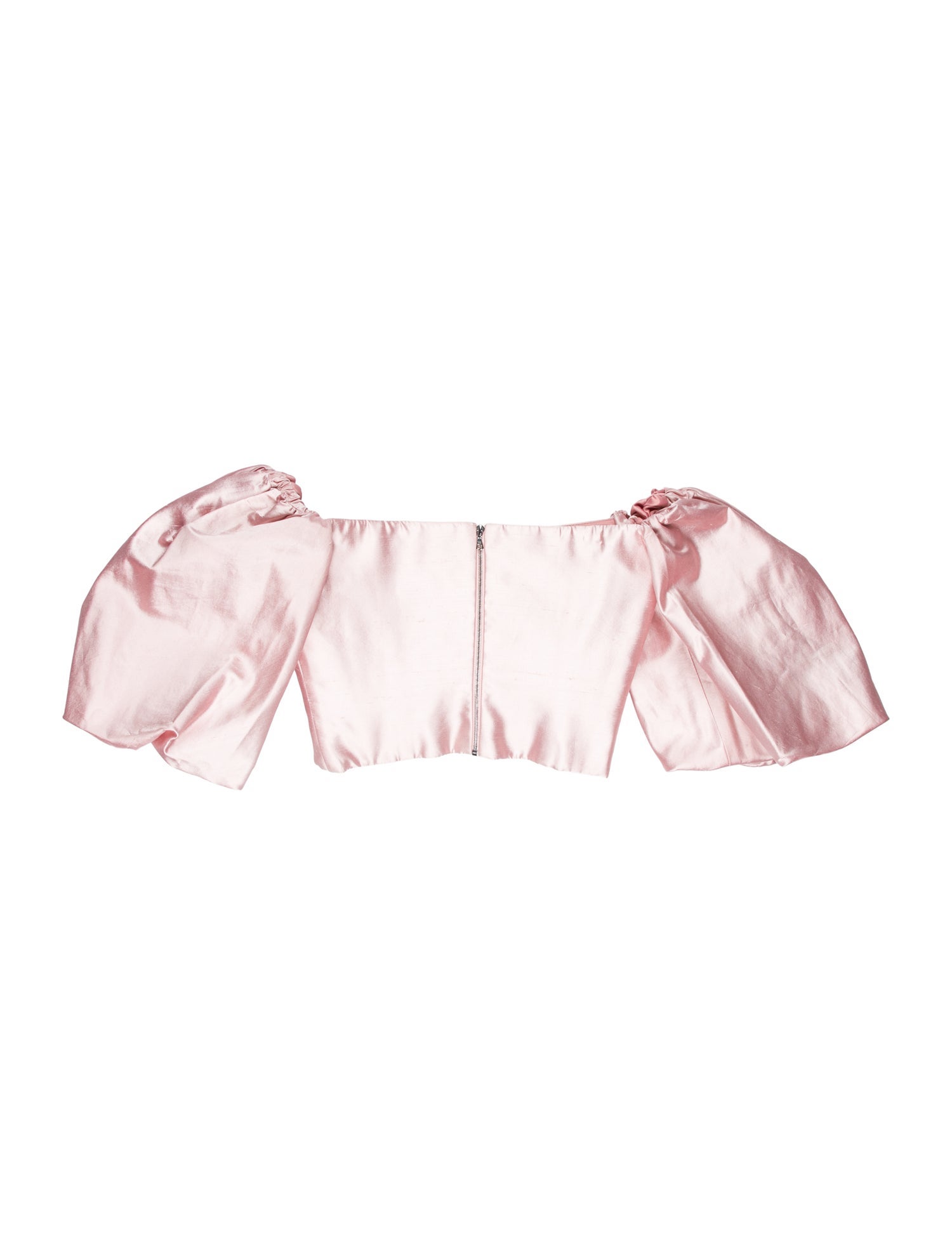 Rasario Silk Strapless Crop Top w/ Tags