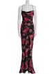 Rasario Floral Print Long Dress
