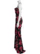 Rasario Floral Print Long Dress
