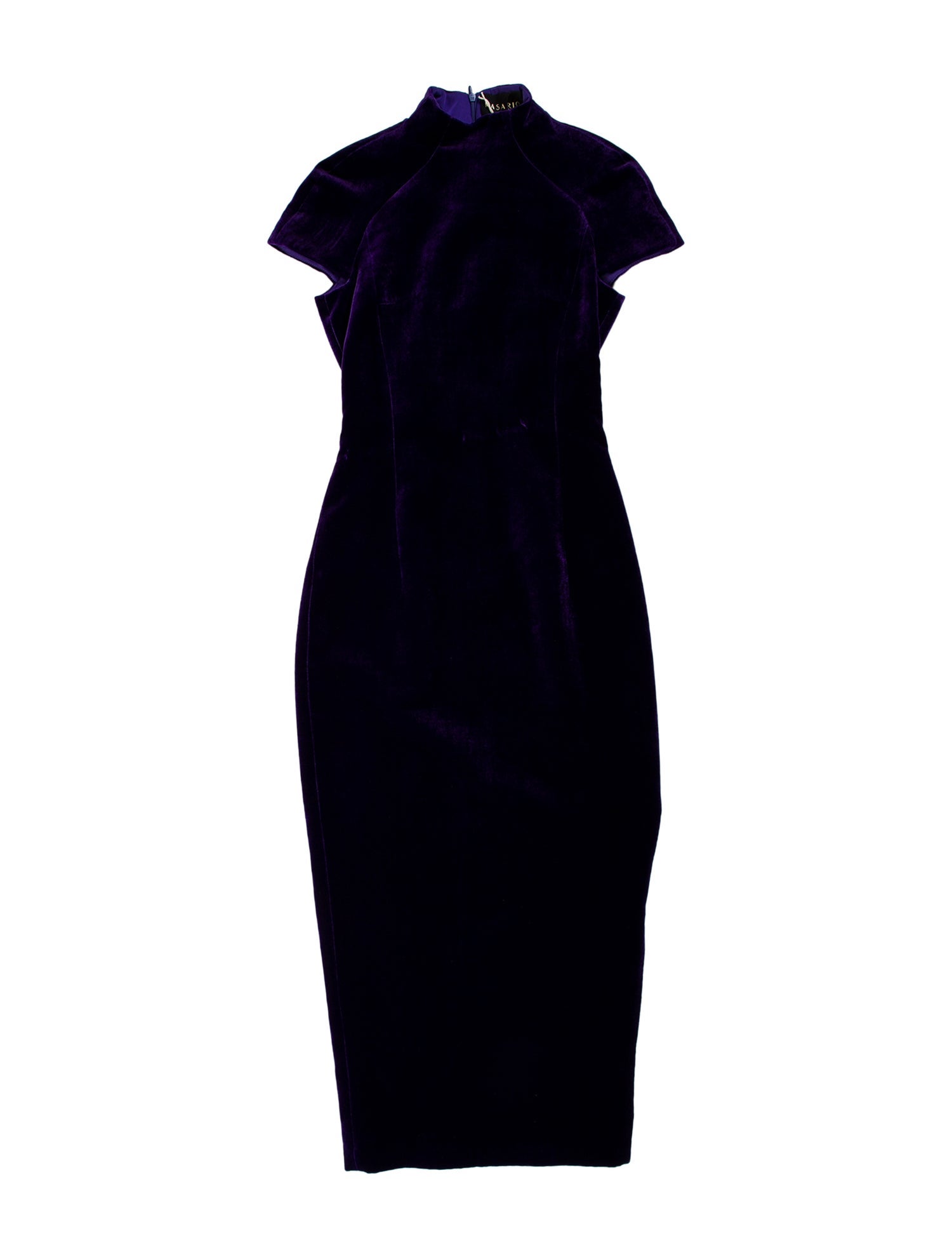 Rasario Mock Neck Midi Length Dress