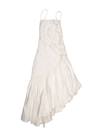 Rasario Linen Midi Length Dress