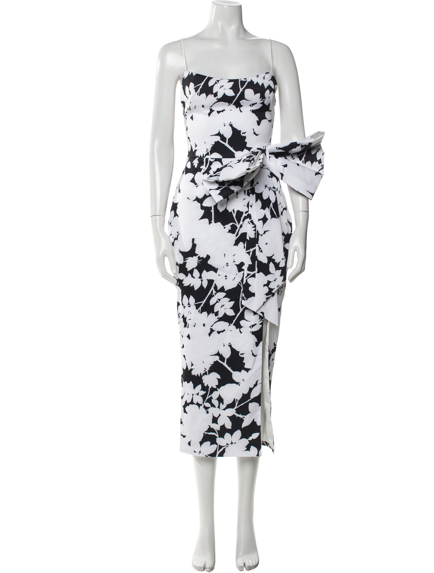 Rasario Floral Print Midi Length Dress w/ Tags