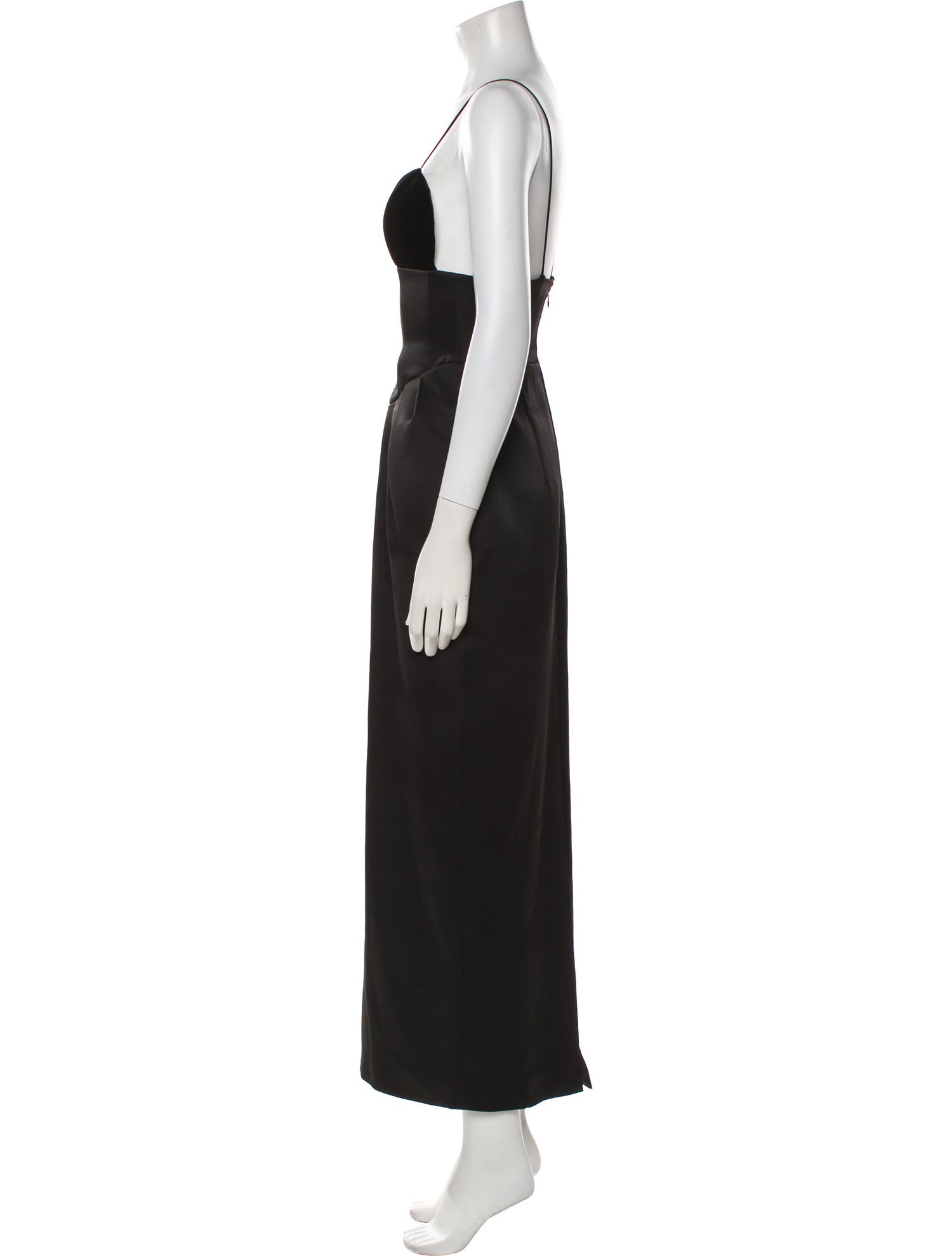 Rasario Square Neckline Long Dress