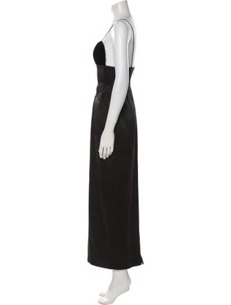 Rasario Square Neckline Long Dress