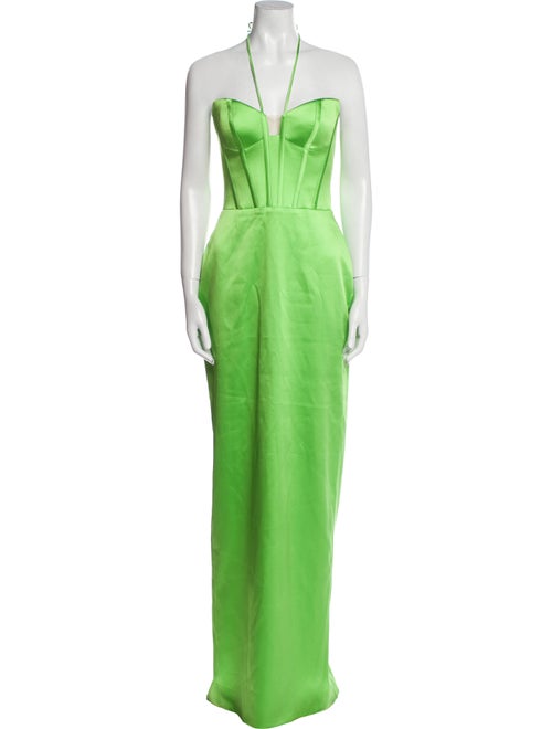 Rasario Halterneck Long Dress