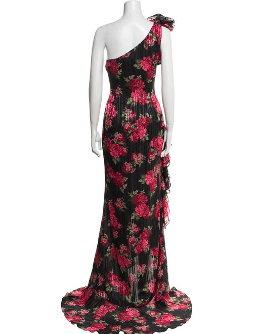 Rasario Floral Print Long Dress