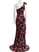 Rasario Floral Print Long Dress