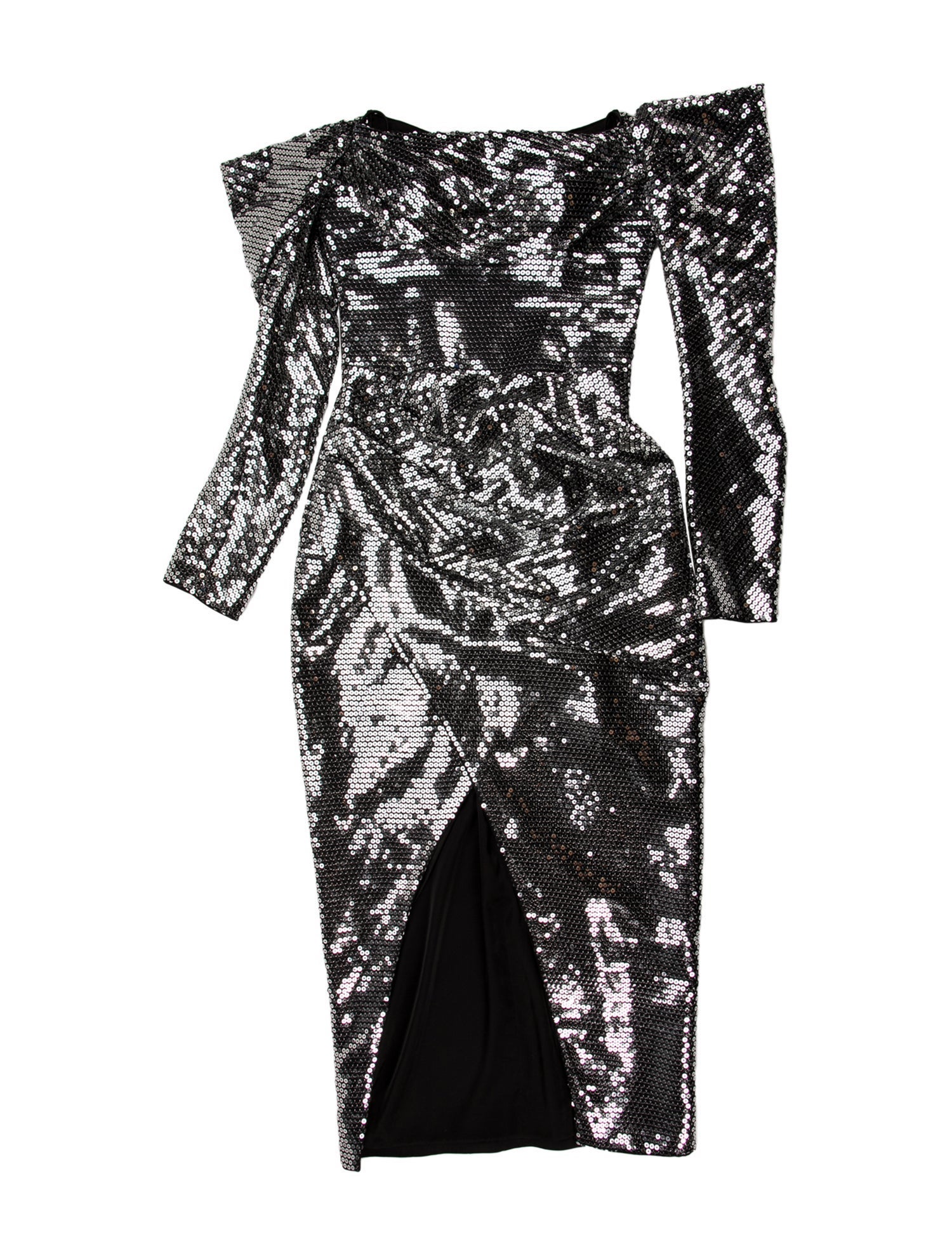 Rasario Cowl Neck Midi Length Dress