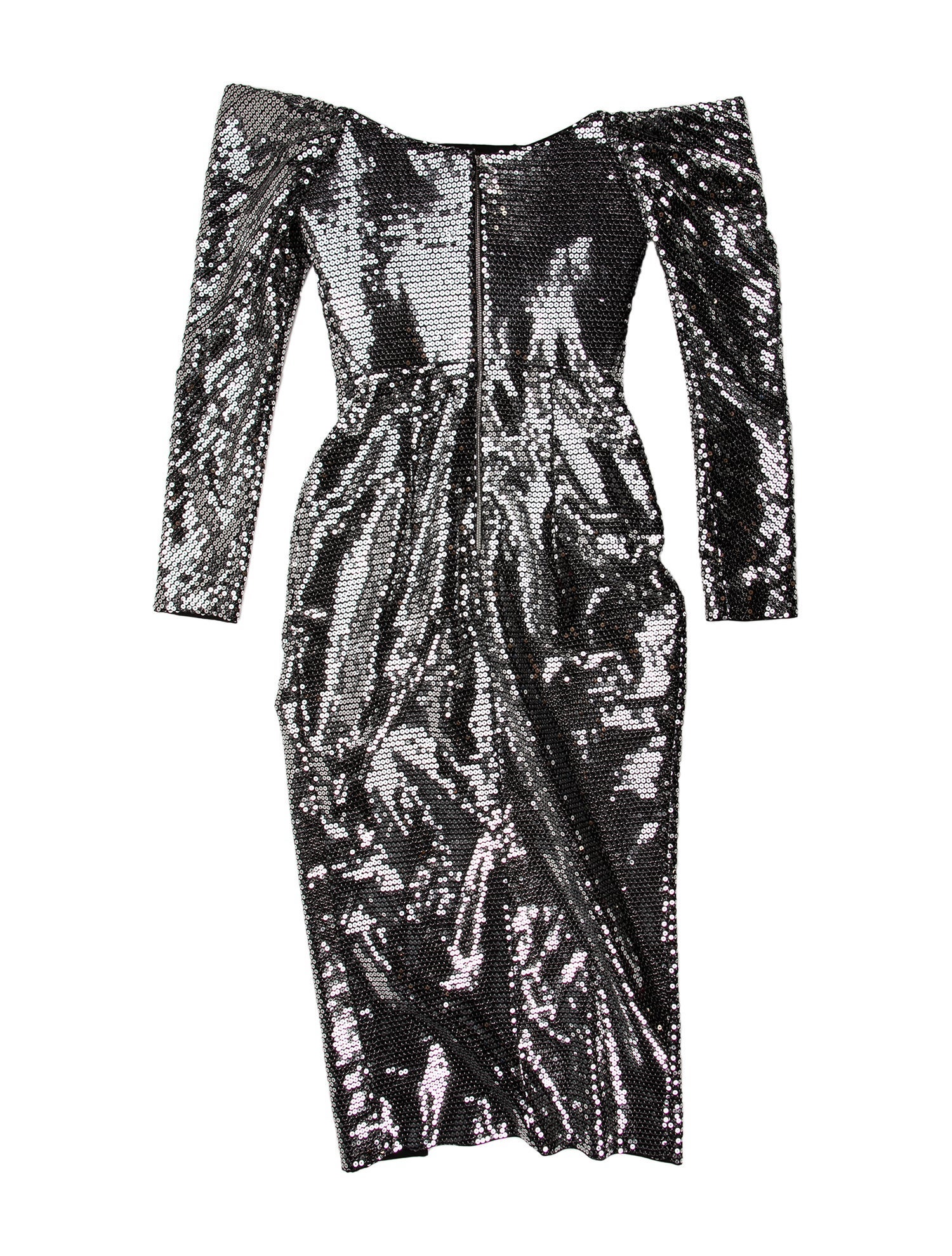 Rasario Cowl Neck Midi Length Dress