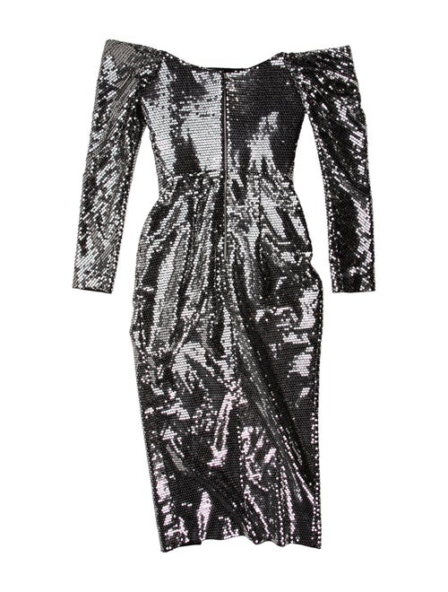 Rasario Cowl Neck Midi Length Dress