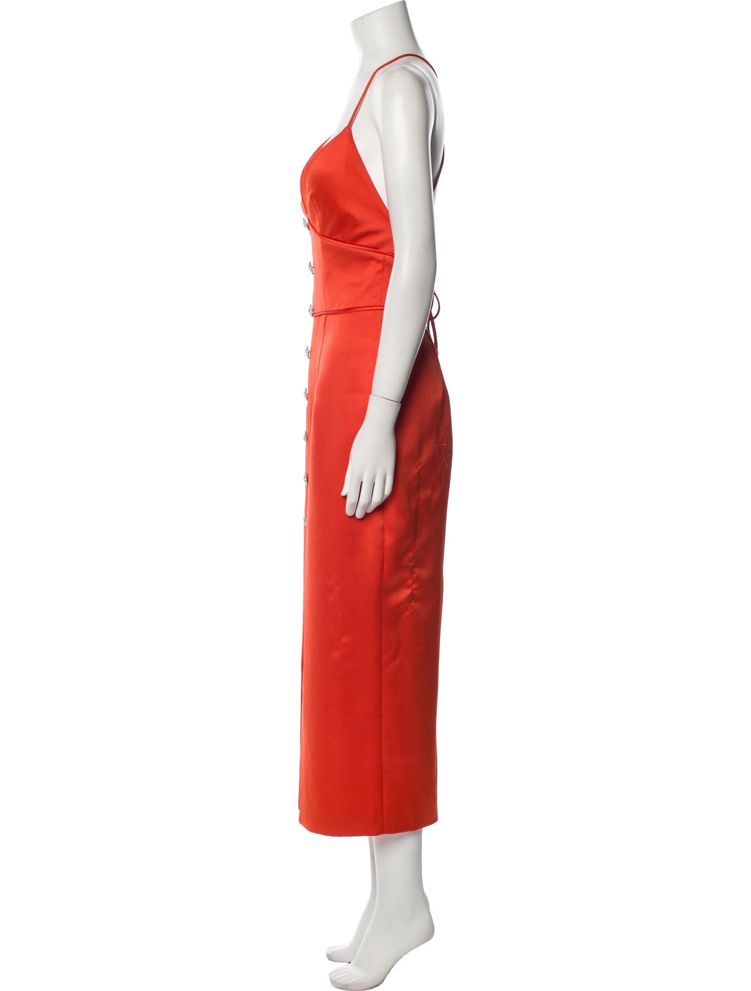 Rasario V-Neck Midi Length Dress
