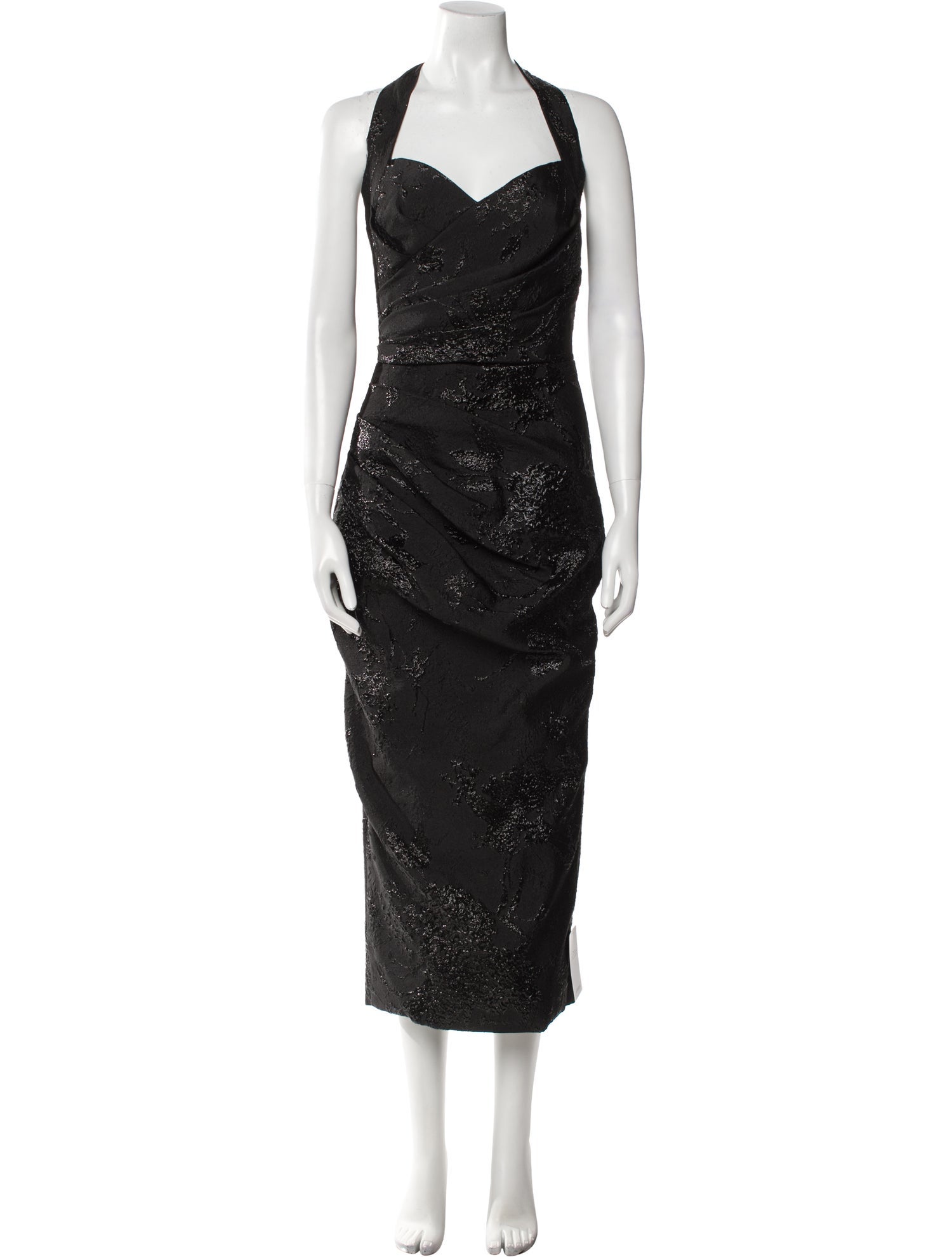 Rasario Halterneck Long Dress w/ Tags