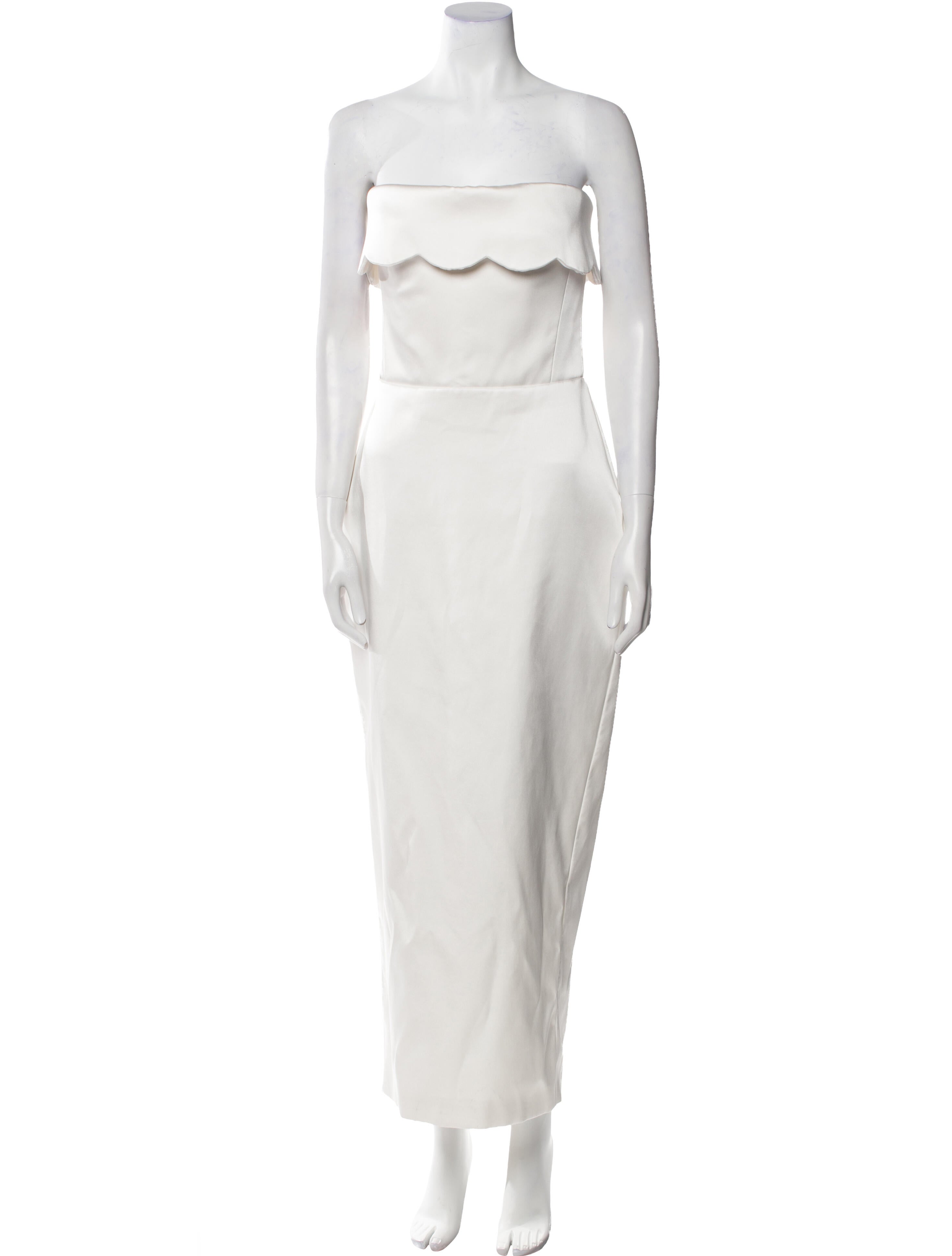 Rasario Strapless Long Dress w/ Tags