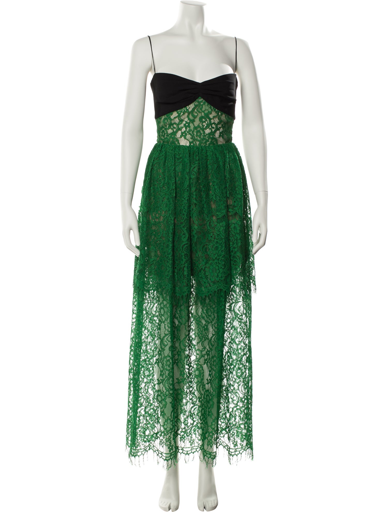 Rasario Square Neckline Long Dress