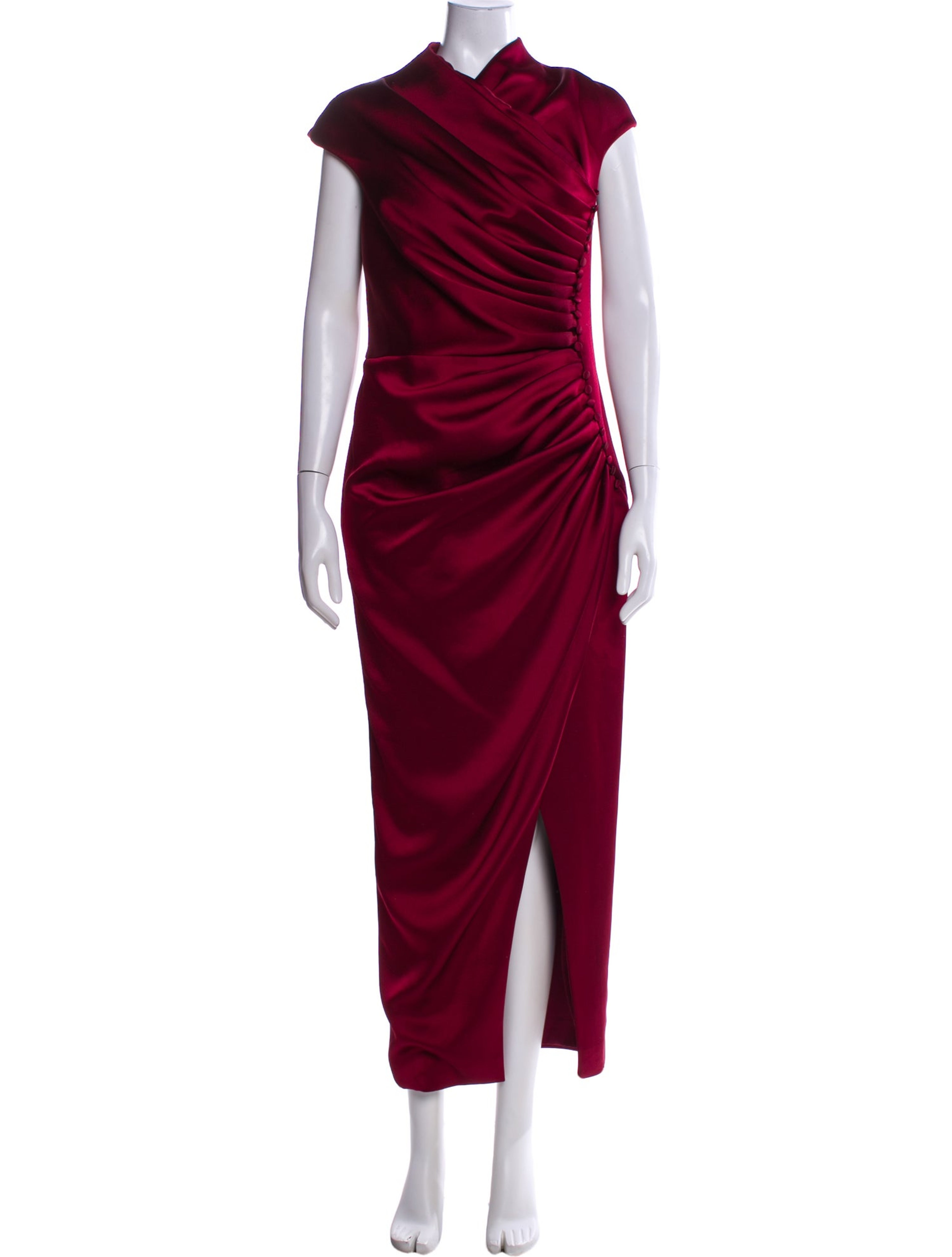Cowl Neck Long Dress