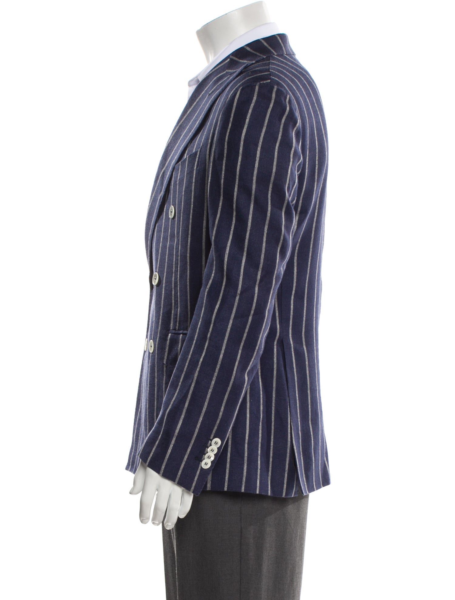 Sartoria Rossi Wool Striped Blazer