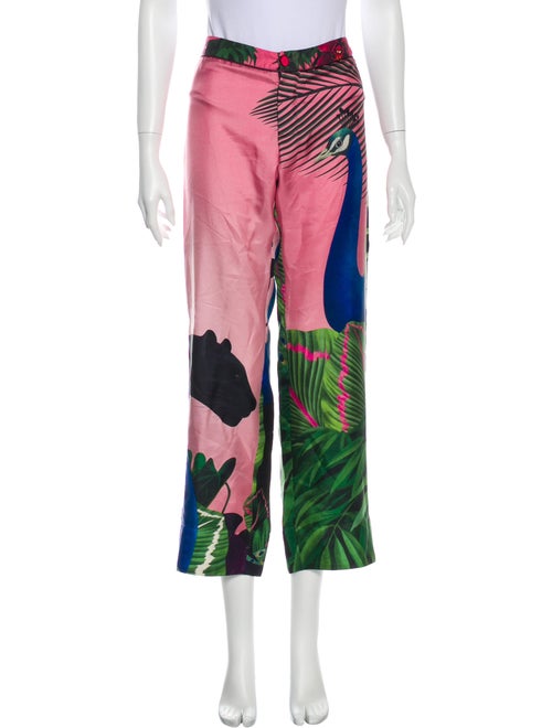 F.r.s. For Restless Sleepers Silk Printed Pajamas