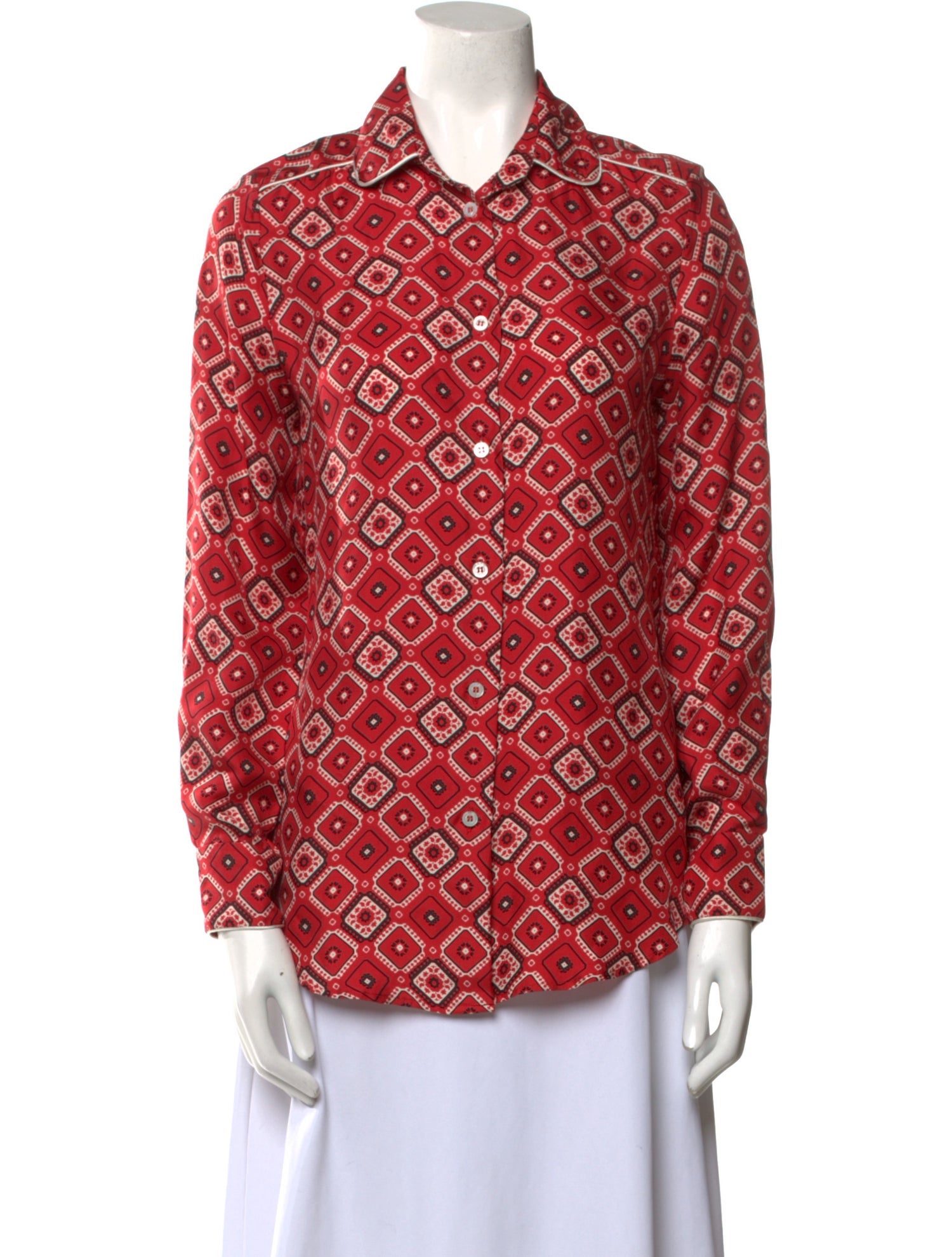 F.R.S. For Restless Sleepers Silk Printed Pajamas