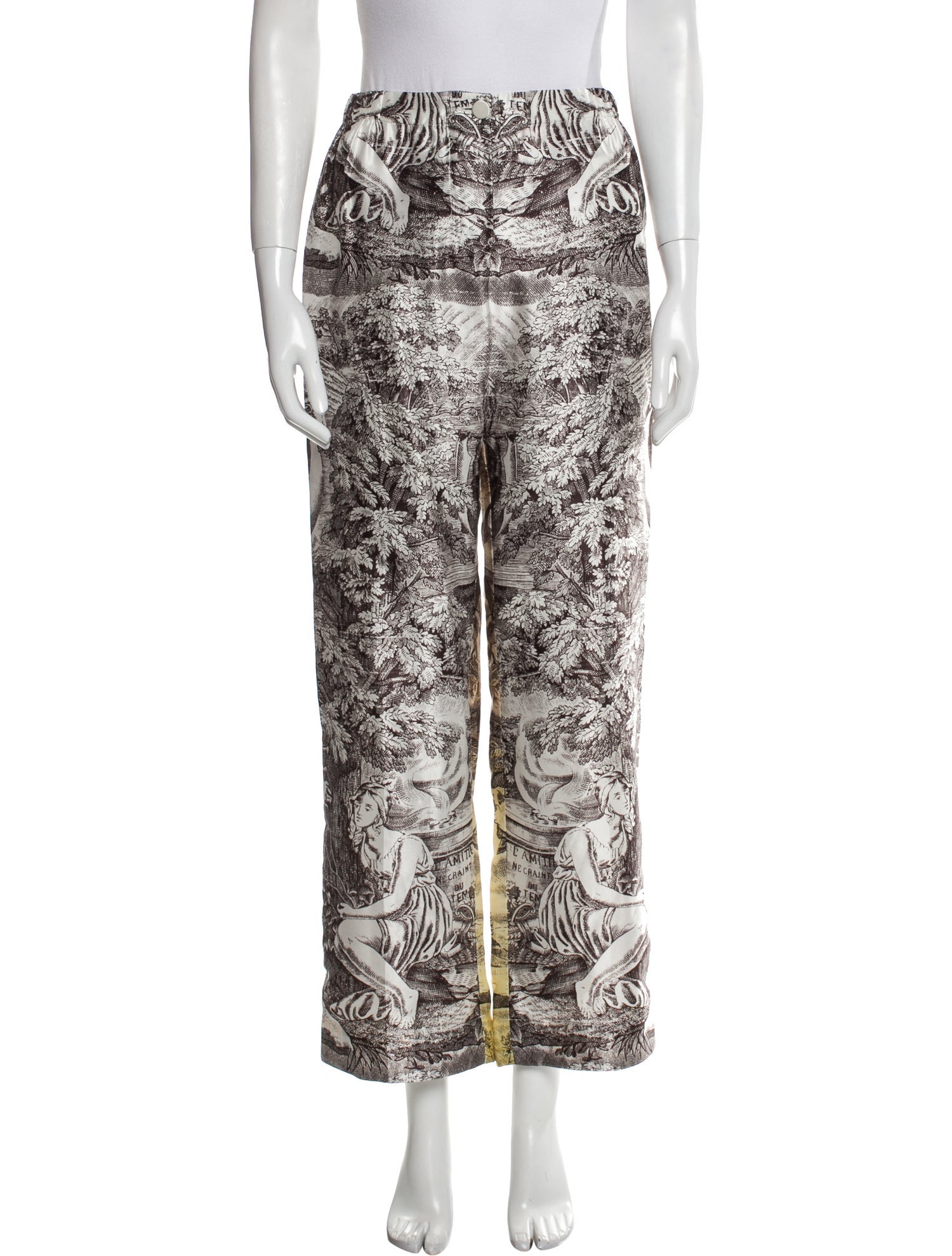 F.R.S. For Restless Sleepers Printed Wide Leg Pants