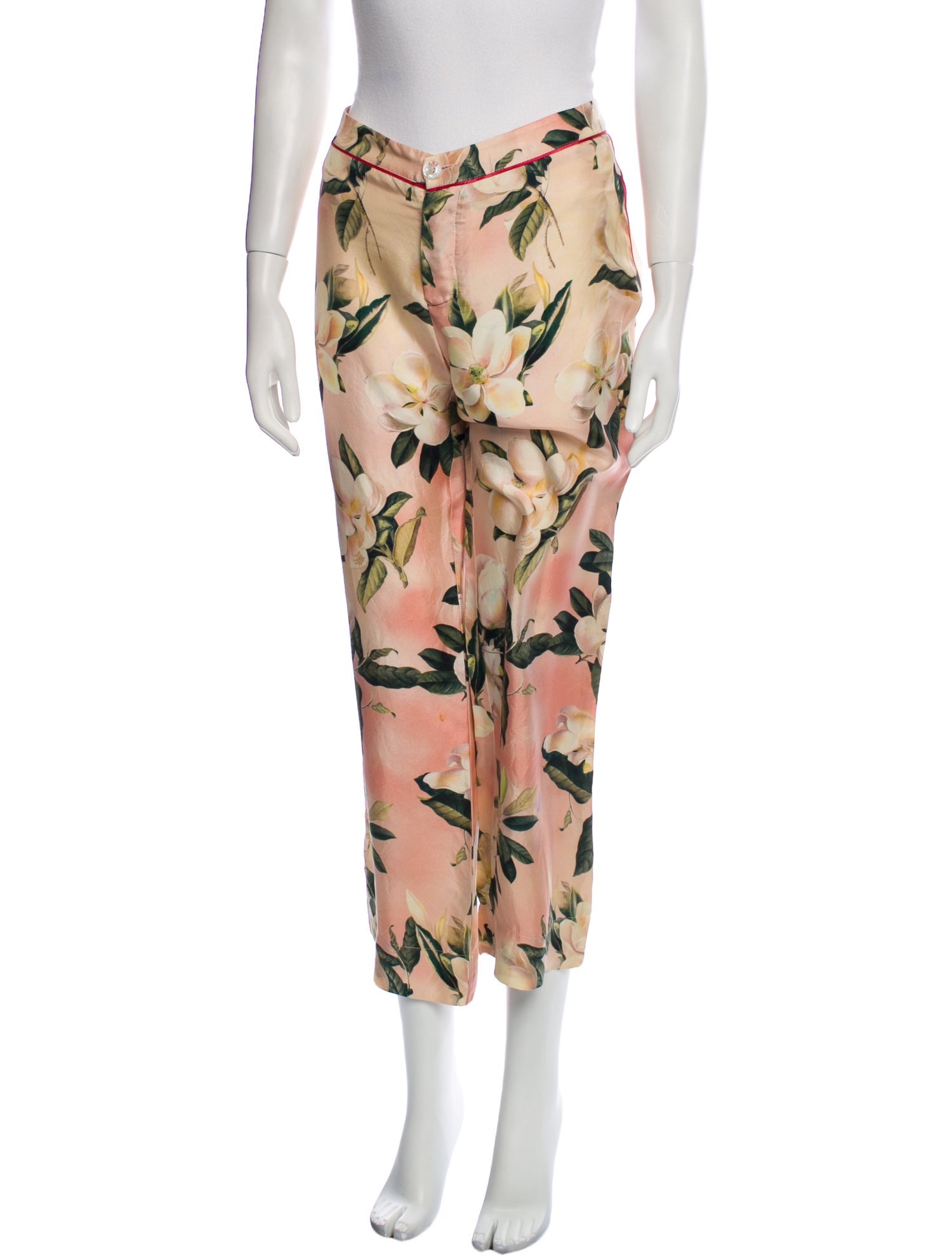 F.R.S. For Restless Sleepers Silk Straight Leg Pants