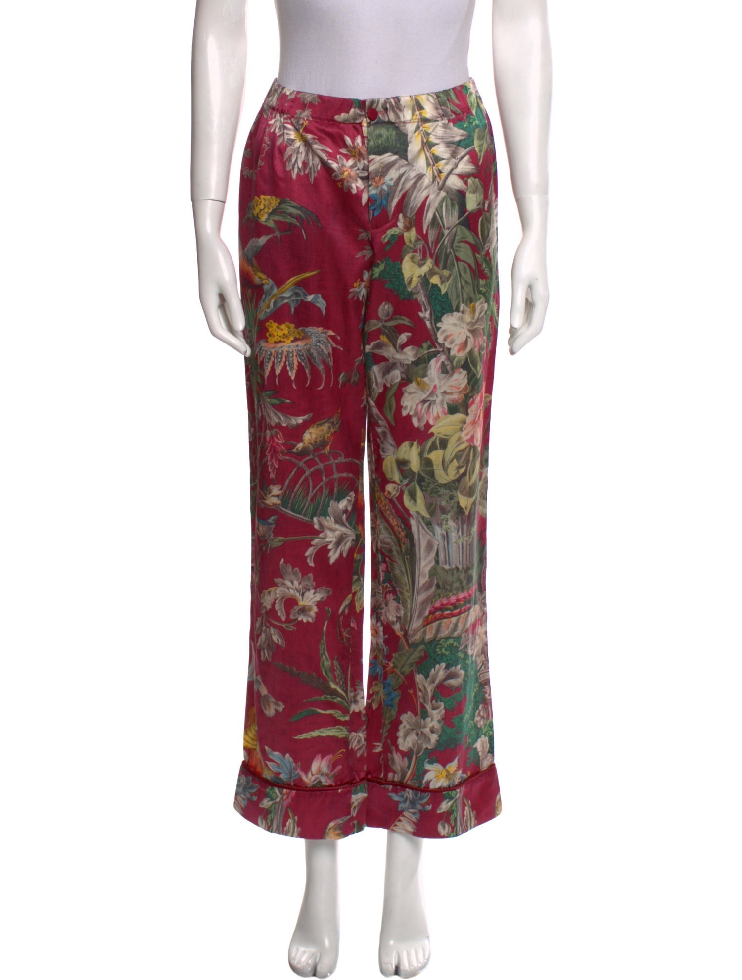 F.R.S. For Restless Sleepers Printed Wide Leg Pants