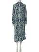 F.R.S. For Restless Sleepers Printed Midi Length Dress