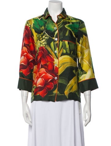 F.r.s. For Restless Sleepers Loungewear Silk Printed Pajamas XS