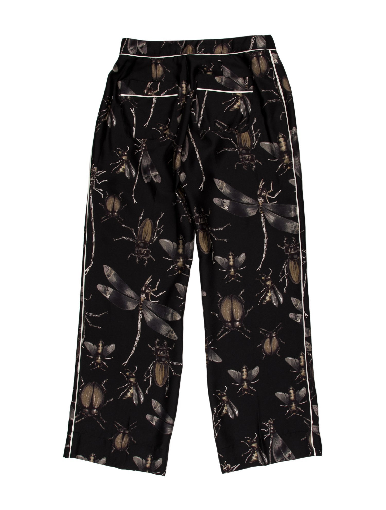 F.R.S. For Restless Sleepers Silk Straight Leg Pants