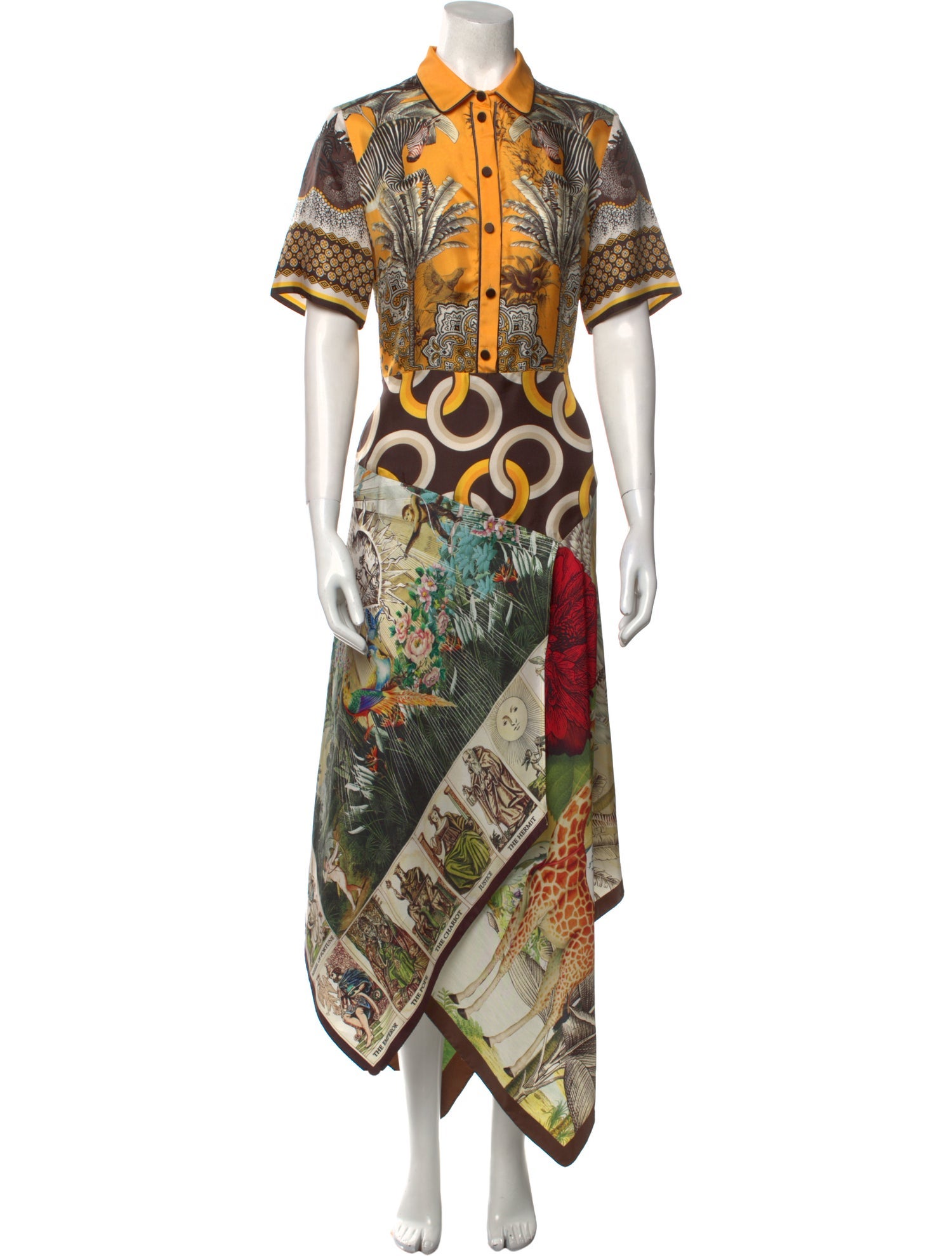 F.R.S. For Restless Sleepers Silk Long Dress