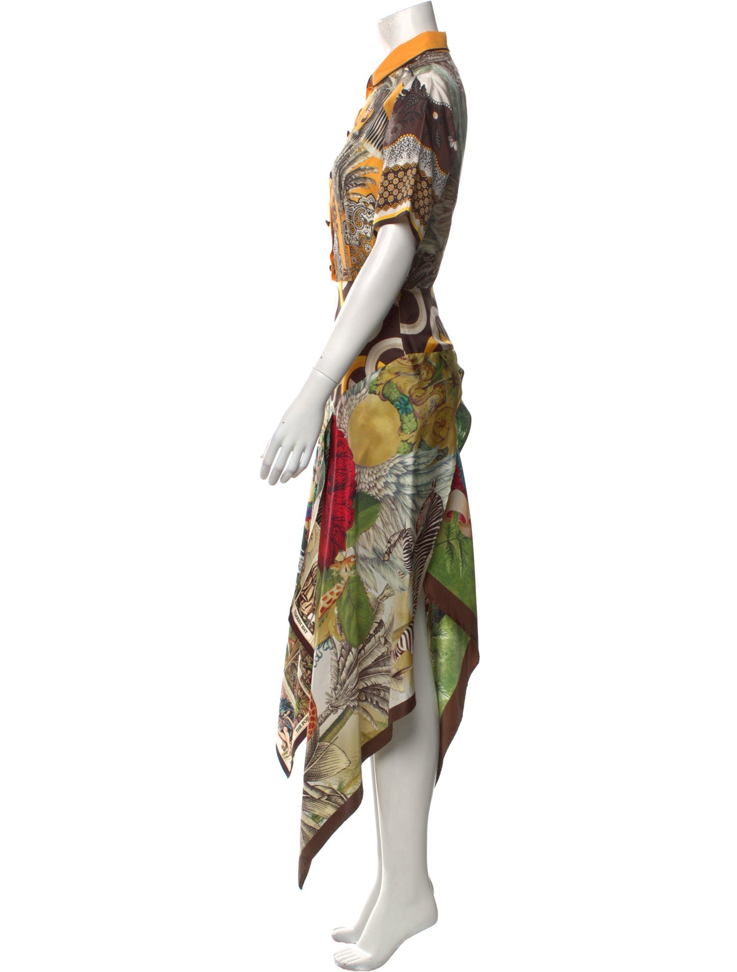 F.R.S. For Restless Sleepers Silk Long Dress