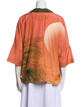 F.R.S. For Restless Sleepers Silk Printed Blouse