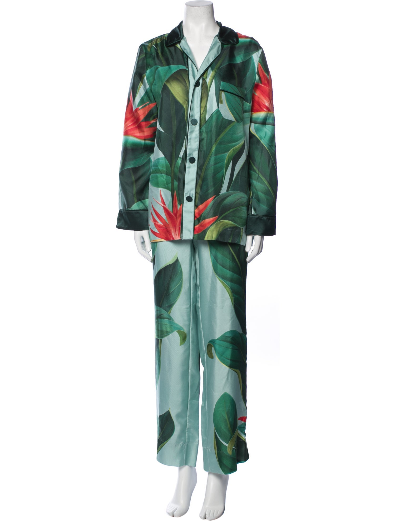 F.R.S. For Restless Sleepers Silk Printed Pant Set